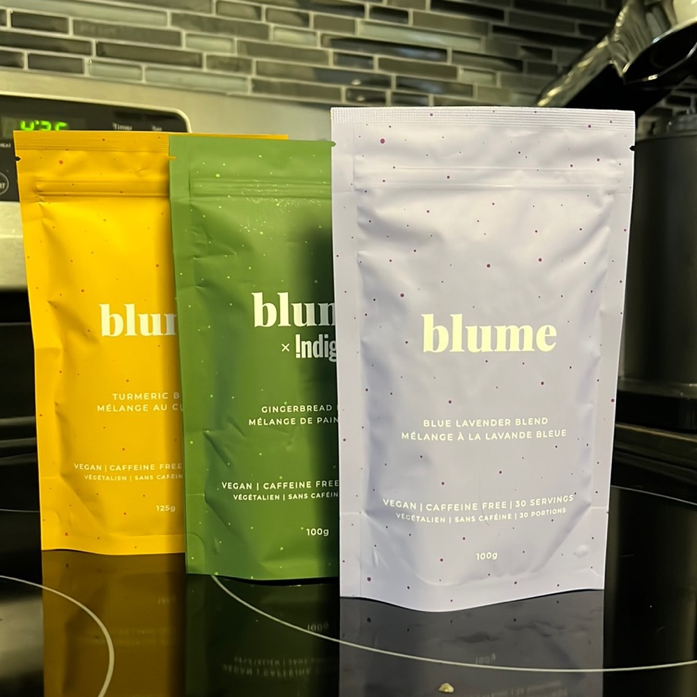 NEW BLUME drink blends bundle of 3! Turmeric, Gingerbread and Lavender